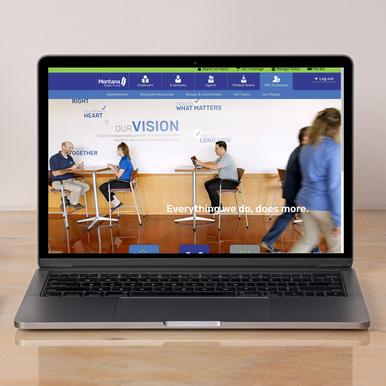 The Redesigned Website